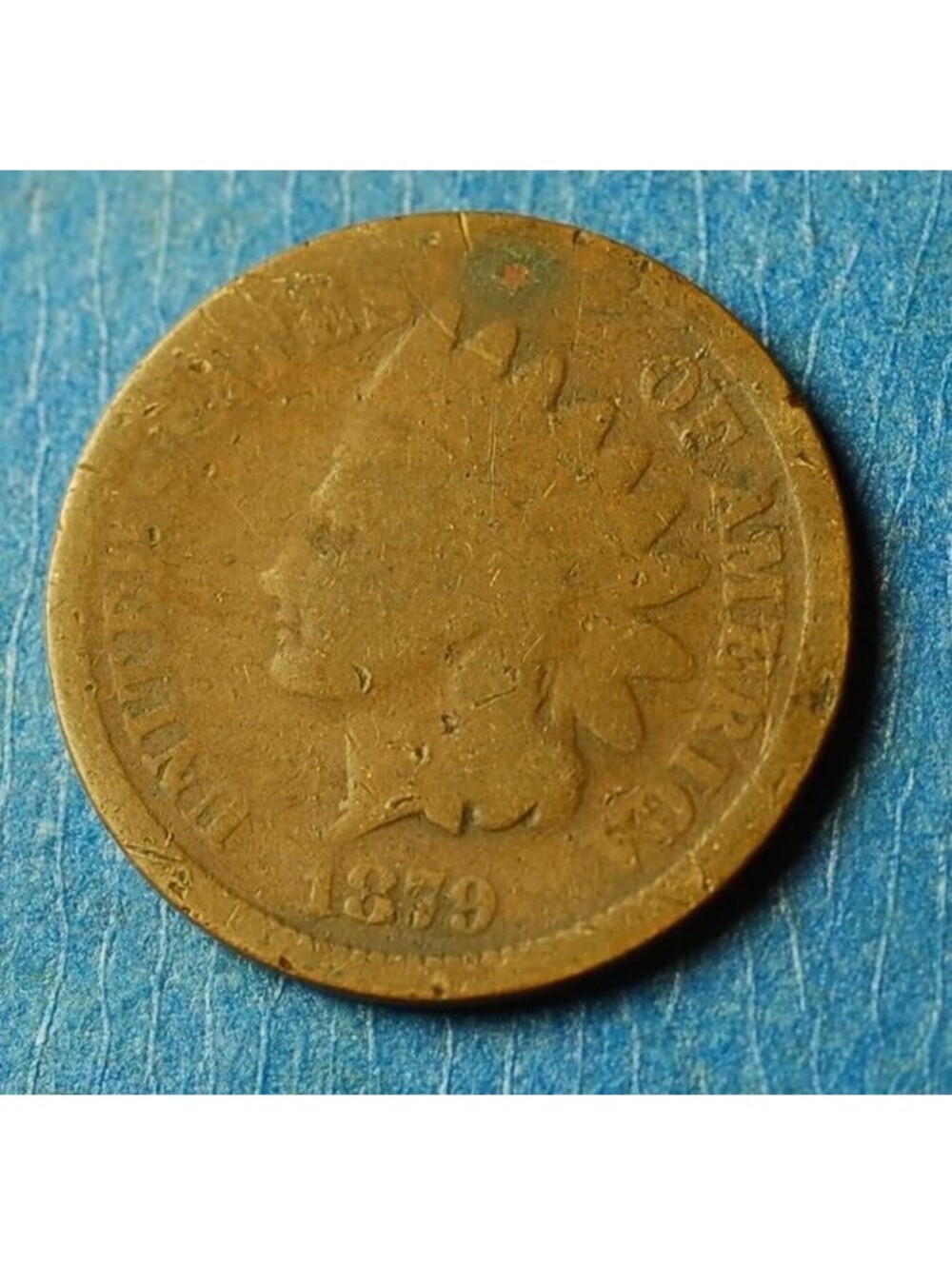 W1723 1879 Indian Head Cent Penny 1c - Check Out Our Store